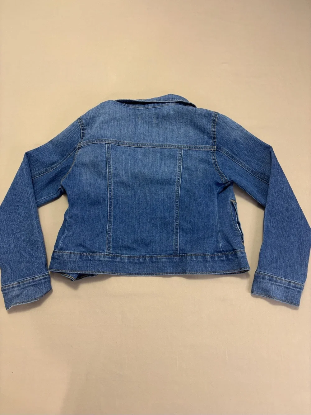 Old Navy Girls Classic Blue Denim Jacket with Button Front Size Large 10-12